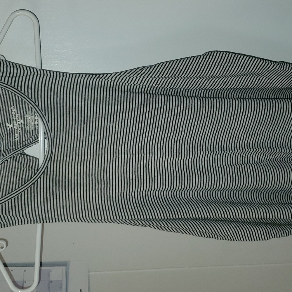 Twisted open back ae tank